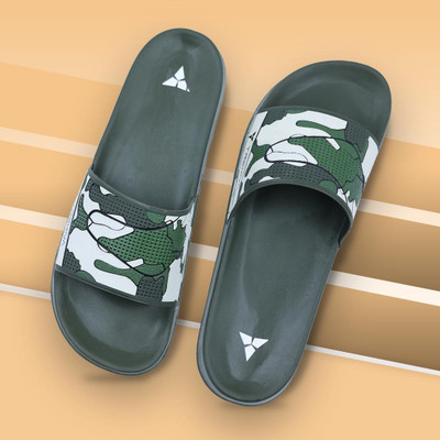 TREKIVA Men Slides(Olive , 8)