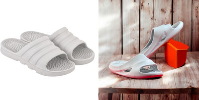 ventus Men Flip Flops(Grey, Grey , 9)