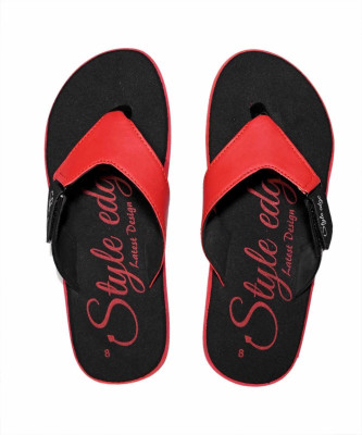Styleedge Men Slippers(Red , 9)