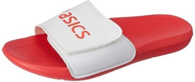 Asics Men Slides(Red , 8)