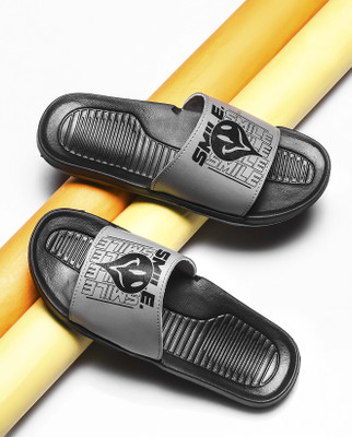 Shoe Mate Men Slides(Grey , 10)