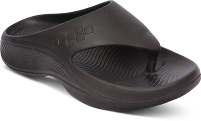 Roux Men Slippers(Black , 9)