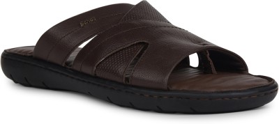 Scholl Men Flip Flops(Brown , 8)