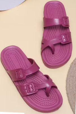 NASCOW Women Slippers(Pink , 5)