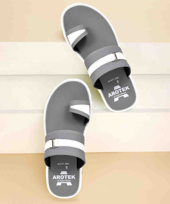AROTEK Men Slippers(Grey , 9)