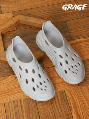 GRAGE Men Flip Flops(Grey , 9)