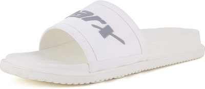 Sparx Men Slides(White, Grey , 9)