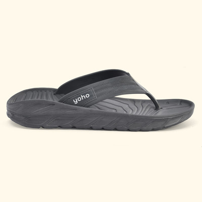 yoho Men Slippers(Grey , 7)