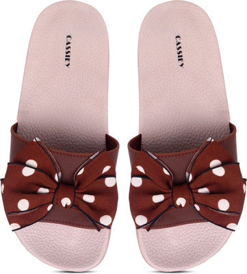 Cassiey Women Slides(Brown , 7)