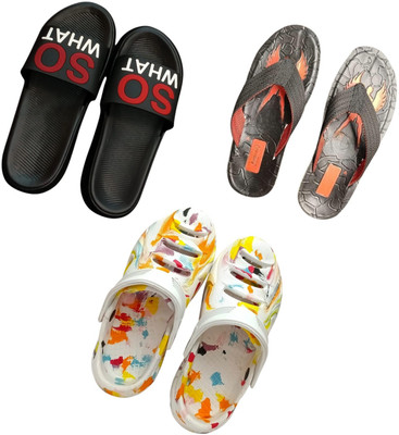 BLIBBERS Men Slippers(Multicolor , 8)
