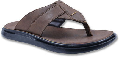 TREKIVA Men Premium Slippers Trendy Comfortable Flexible & Durable, Anti-Skid| TPG-3002 Flip Flops(Tan , 8)