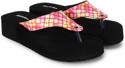 Dhamasa Women Flip Flops(Pink , 7)