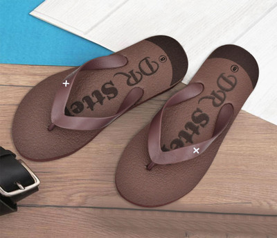 DR STTEP Men Slippers(Brown , 10)