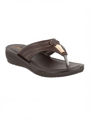 Inblu Women Slippers(Brown , 4)