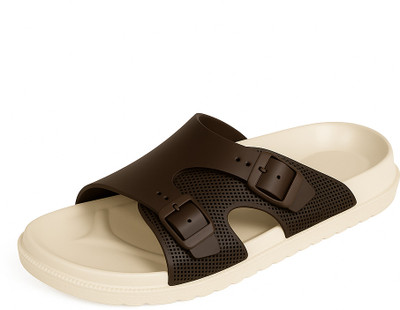 ABJ Fashion Men Slides(Brown , 7)