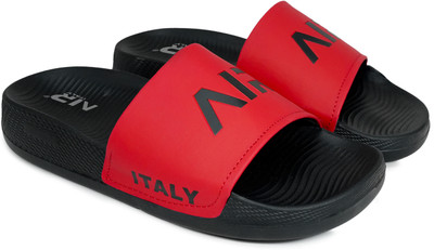 Air Lifestyle Men Slippers(Red , 8)