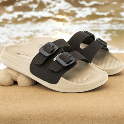 AYGO Men Slides(Brown , 10)