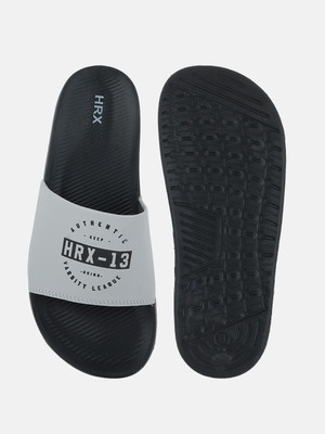 HRX by Hrithik Roshan Men Slippers(Black , 7)