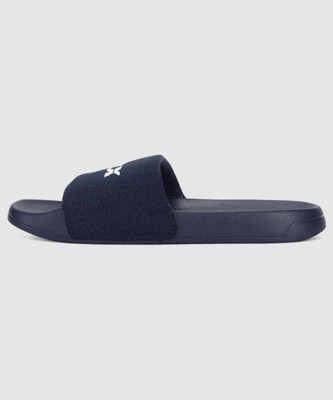 Skechers Men Slides(Blue , 6)