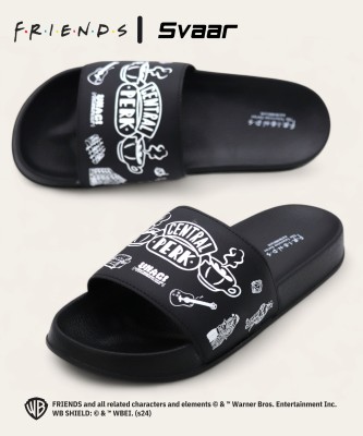 Svaar Men Slides(Black , 10)