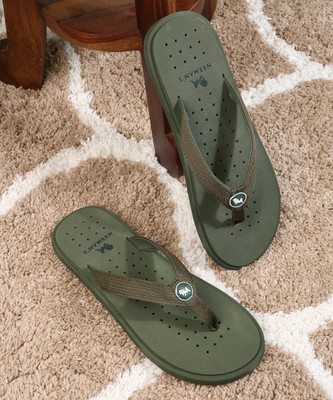 Neemans Men Flip Flops(Olive , 11)