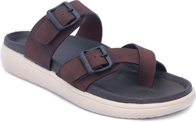 Dravon Men Sandals(Brown , 10)