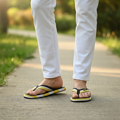 Hilux Men Slippers(Yellow , 6)