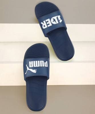 PUMA Men Popcat 20 x 1DER Slides(Blue , 8)