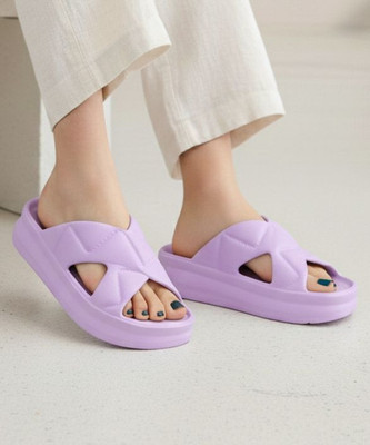 Svaar Women Slides(Purple , 6)