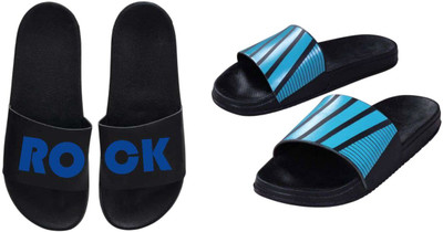 nvisan Men Slides(Blue, Blue , 6)