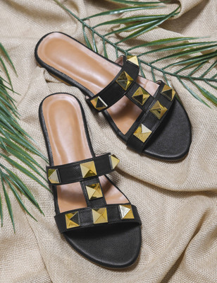 PEEK Women Flats(Black , 3)