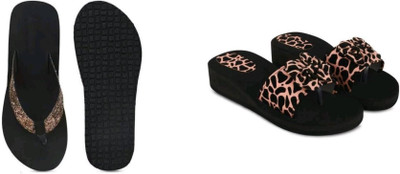BOOMBEAUTY Women Slides(Multicolor , 6)