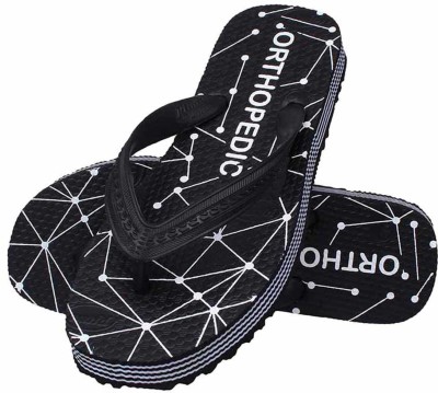 Relaxo Men Slippers(Black , 6)