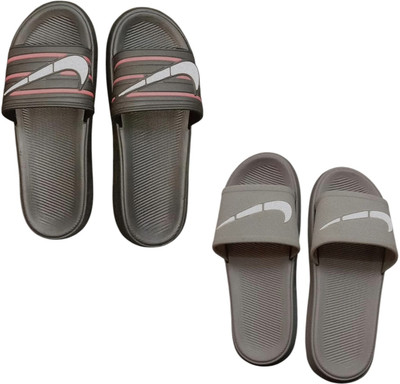 BLIBBERS Men Slippers(Grey , 6)