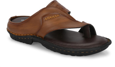 G WALK Men Slippers(Tan , 6)