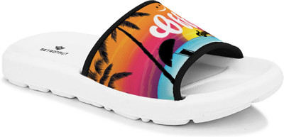 M7 By Metronaut Women Slides(Orange , 8)