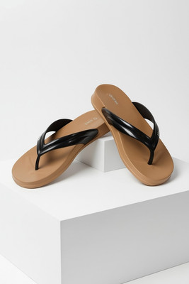 Jeshk Women Flip Flops(Brown , 8)