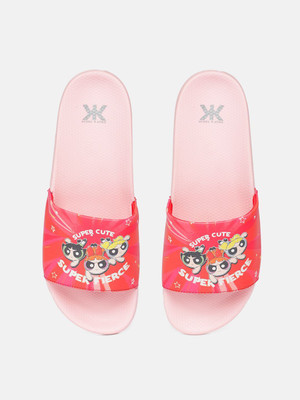 Kook N Keech Women Slides(Red , 5)