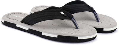 EVOK Men Super Soft|Ortho Care |Orthopedic|Stylish|Comfortable Slippers(Black, Grey , 7)