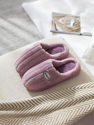 WOLVESDEN Women Slides(Purple , 5)