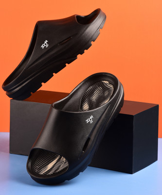 Zoom Shoes Men Casual Slip-On Stylish Lightweight and Comfortable Daily Wear Slides(Black , 7)