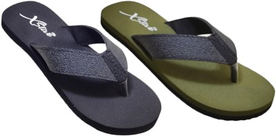 xstar Men Flip Flops(Green , 14)