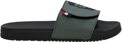 PERY-PAO Men Slides(Olive , 10)