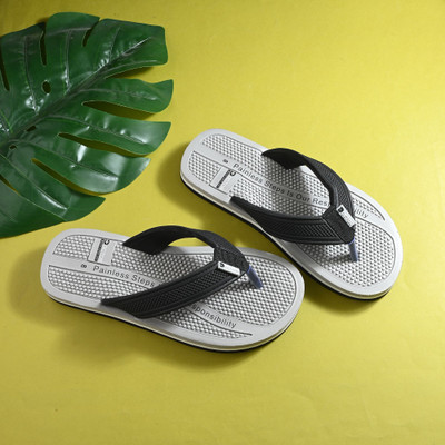 Doctor Health Super Soft Men Men's Orthopedic Slippers | Soft Cushion, Lightweight, Doctor Recommended Design Slippers(Grey , 6)