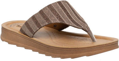 aerowalk Women Slippers(Copper , 3)