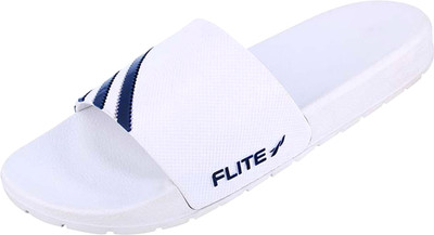 FLITE Men Slides(White , 9)