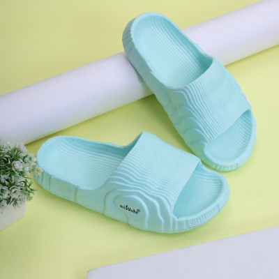 Vokline Women Slides(Green , 8)