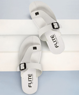 FLITE Men Flip Flops(White , 11)