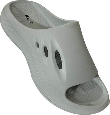 Salutoz Men Slides(Grey , 7)