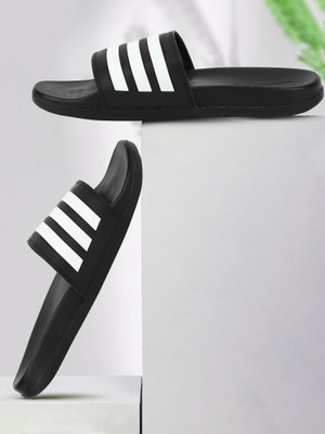 ADIDAS Men ADILETTE COMFORT Slides(Black , 9)